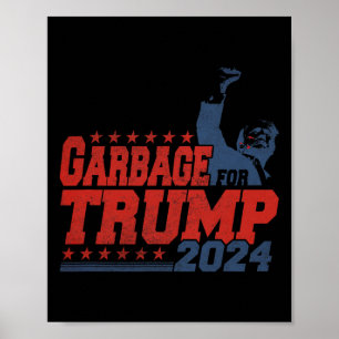 Trump 2024 Verkiezing Trots Om Afvalstem Op Trump Poster