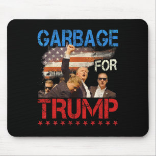 Trump 2024 Verkiezing Trots Om Een Afvalstem Op Tr Muismat