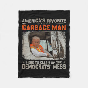 Trump 2024 Verkiezing Trump Afval Man Stem Trump P Fleece Deken
