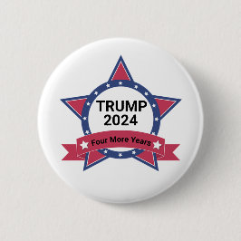 Trump 2024: verkiezingsknop. Button