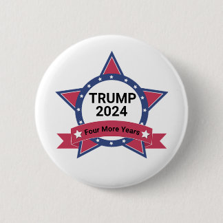 Trump 2024: verkiezingsknop. Button