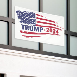 Trump 2024 Verkiezingsvlag Amerikaanse vlag Spandoek