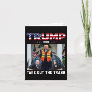 Trump 2024: verwijder het vuilnis Grappig Trump vu Kaart