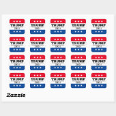 TRUMP 2024 VIERKANTE STICKER (Vel)