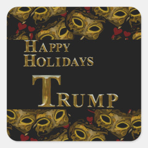 TRUMP 2024 VIERKANTE STICKER