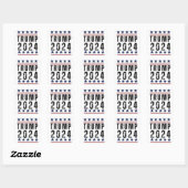 Trump 2024 vierkante sticker (Vel)