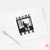 TRUMP 2024 VIERKANTE STICKER (Envelop)