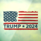 Trump 2024 Vlag Amerika Raamsticker (Vel 3)