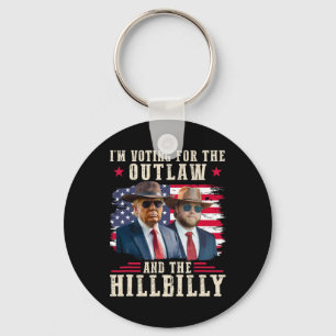 Trump 2024 Vlag Outlaw Hillbilly J.D.Vance 2024 Do Sleutelhanger