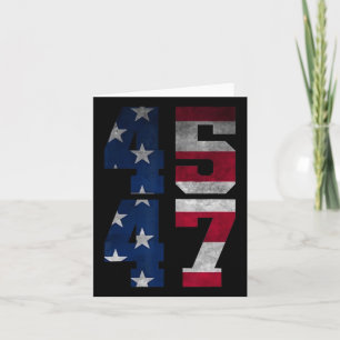 Trump 2024 voor President Amerikaanse vlag Kaart