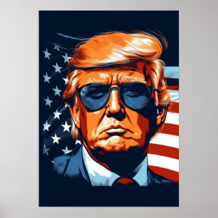 Trump 2024 - VS - Make America Great Again Poster