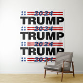 Trump 2024 wandkleed (In situ)