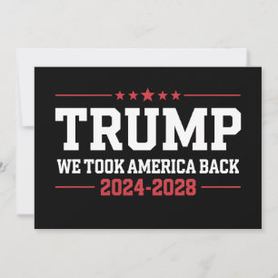 Trump 2024 We Took America Back 47 VS Kaart
