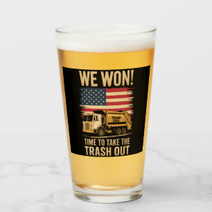 Trump 2024 We Won Wins Overwinning Inauguratie 202 Glas