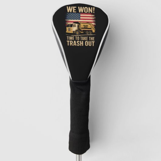Trump 2024 We Won Winst Victory Inauguration 2025 Golfheadcover (Voorkant)