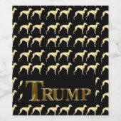 TRUMP 2024 WIJN ETIKET (Enkel label)