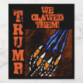 TRUMP 2024 WIJN ETIKET (Enkel label)