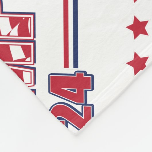 Trump 2024 zal terug zijn fleece deken (Hoek)