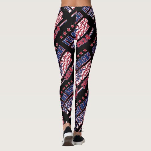 Trump 2024 zal terug zijn leggings (Achterkant)