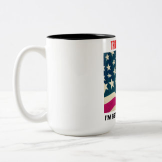 TRUMP 2024 ZIET ER BETER UIT TWEEKLEURIGE KOFFIEMOK