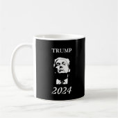 Trump 2024 zwarte Mok (Links)