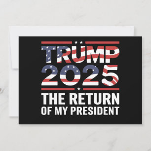 Trump 2025 De Terugkeer Van Mijn President 47e VS Kaart