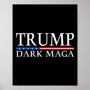 Trump 2025 Donkere Mega President Donald Trump Poster