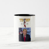Trump 2025 Gold Portrait Mug ☕ USA 45 47 (Centre)