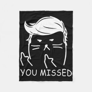 Trump 2025 Grappige Kat Heb Je Dat Gemist Fleece Deken