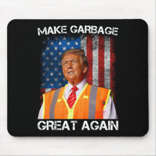 Trump 2025 Maak Garbyge Weer Groot Grappig Voor Tr Muismat