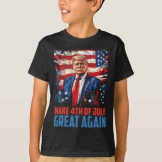 Trump 2025 maakt 4 juli weer groot en onafhankelij t-shirt