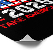 Trump 2025 neemt Amerika Byck 47ste President van Poster (Hoek)