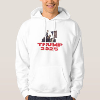 Trump 2025: patriottisch politiek ontwerp hoodie