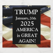 TRUMP 2025 SPARKLING WIJNETIKET (Enkel label)