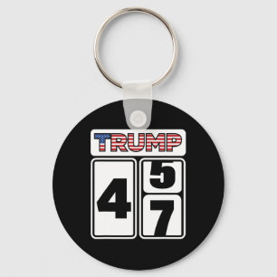 Trump 2025 Verkiezing 47 Overwinning Win President Sleutelhanger