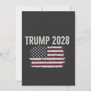 Trump 2028 Amerikaanse vlag Verkiezing President Kaart