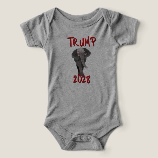 Trump 2028 avec Elephant (Design Recto)
