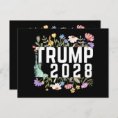 Trump 2028 briefkaart (Voorkant / Achterkant)