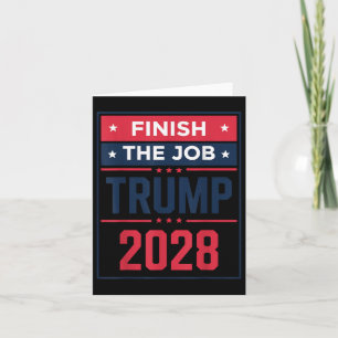 Trump 2028 maakt de taak van Trump 2028 af Kaart