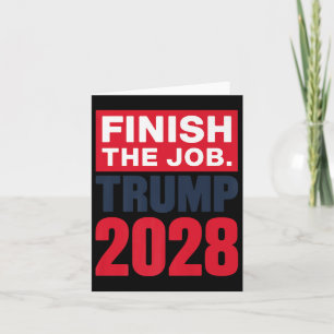 Trump 2028 maakt de Trump 2028-premie af Kaart