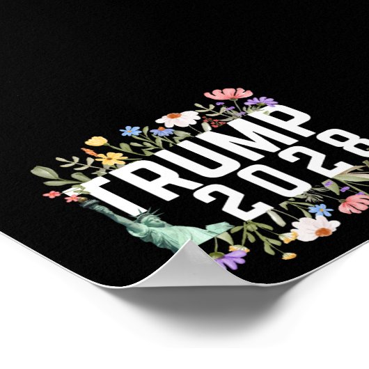 Trump 2028 poster (Hoek)