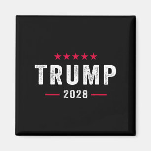 Trump 2028 Shirt stemming Donald Trump 28 Magneet