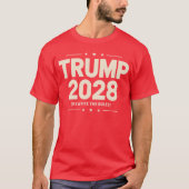 Trump 2028 T-shirt (Voorkant)