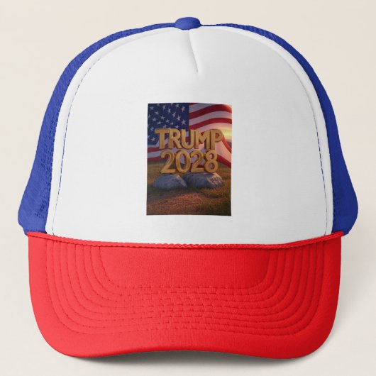 TRUMP 2028 TRUCKER PET (Voorkant)