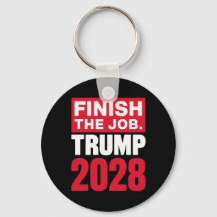 Trump 2028 Werk Afmaken Trump 2028 Sleutelhanger