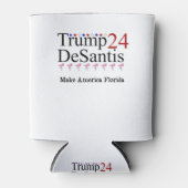 Trump 24 DeSantis Make America Florida Blikjeskoeler (Voorkant)