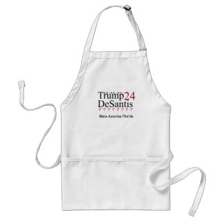 Trump 24 DeSantis Make America Florida Standaard Schort