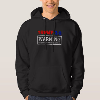 TRUMP 2.0 KIJKER DISCRETIE WORDT GEADVISEERD HOODIE