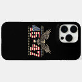 Trump 45 47  Amerikaanse adelaarsvlag Case-Mate iPhone Case (Achterkant (horizontaal))