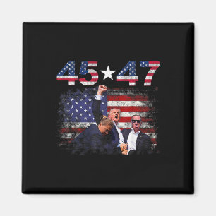 Trump 45 47 Fight Fight Fight Inauguration Day 202 Magneet